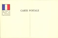 VINTAGE POSTCARD Militaria Orphans of the war Perfectly