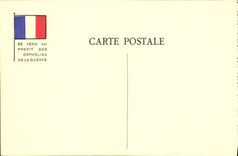 VINTAGE POSTCARD Militaria Orphelins of the war Alloh Guillaume Liquides extreme Telephones