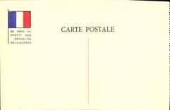 CPA Militaria Orphelins de la guerre J'Abats Tout Ce Qui Est Sur Mon chemin Paroles imperiales 