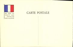 VINTAGE POSTCARD Militaria Orphelins of the war Europe operates of Prussianisme Prussia