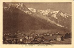 CPA Chamonix Et Le Mont Blanc
