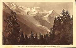 CPA Chamonix Mont Blanc Le Mont Blanc