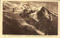CPA Chamonix Mont Blanc La Chaine Du Nont Blanc Depuis le Brevent