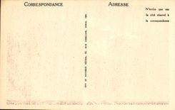 POSTAL Chamonix Mont Blanc de la VENDIMIA la cadena de Nont blanco desde Brevent