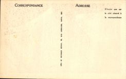 POSTAL Chamonix Mont Blanc de la VENDIMIA la cadena Montenvers y Aiguille del hierro grueso