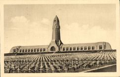 VINTAGE POSTCARD View of the Ossuary of Douamont Militaria