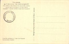 VINTAGE POSTCARD View of the Ossuary of Douamont Militaria