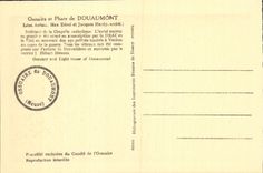 VINTAGE POSTCARD Ossuary and Lighthouse of Interior Douaumont of the catholic vault Militaria