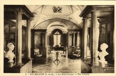 CPA Malmaison La Bibliotheque 