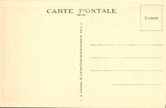 VINTAGE POSTCARD Malmaison the Living room of Billiards and the Napoleon Tapestries 1st