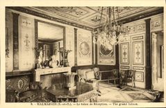 VINTAGE POSTCARD Malmaison the Reception room