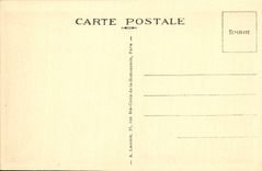 VINTAGE POSTCARD Malmaison the Reception room