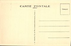 VINTAGE POSTCARD Malmaison the bathroom