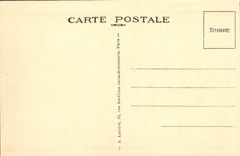 VINTAGE POSTCARD Malmaison Cahinet de Travail of summer of the First Consul