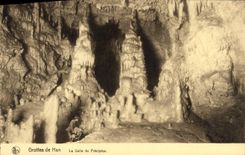 VINTAGE POSTCARD Caves of Han the Room of the Chasm