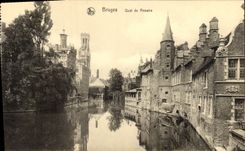 CPA Bruges Quai Du Rosaire