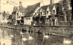 CPA Bruges Quai Vert Maison Du Pelican