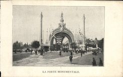 CPA Paris Exposition de 1900 La Porte Monumentale