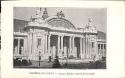 CPA Paris Exposition de 1900 Champs Elysees Grand Entree Principale