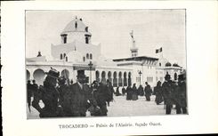 CPA Paris Trocadero Palais De l'Algerie Facade Ouest