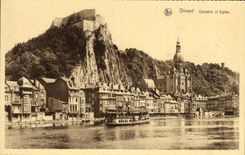 CPA Dinant Citadelle Et Eglise