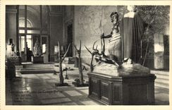 VINTAGE POSTCARD Tervueren Museum Of Belgian Congo Room Of Wood