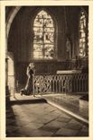 VINTAGE POSTCARD Jeanne of arc Jeanne In Prayer has Notre Dame Of the Vaults