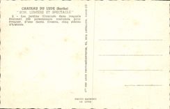 MODERN CARD Castle Of Lude Its Light And Spectacle the Gardens illuminate