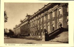 VINTAGE POSTCARD Saverne the Castle Seen Of the Gardens