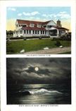 VINTAGE POSTCARD Oak Bluffs Country Club South Beach By Night Martha's Vineyard Circuit Avenue