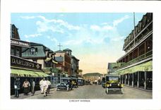 VINTAGE POSTCARD Oak Bluffs Country Club South Beach By Night Martha's Vineyard Circuit Avenue