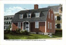 VINTAGE POSTCARD St Joseph' S Church Old peck House