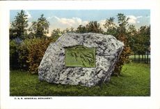 Monumento conmemorativo robusto del monumento del hospital DAR de la POSTAL de la VENDIMIA