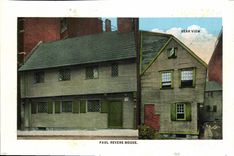 La opinión posterior Paul de la POSTAL de la VENDIMIA reverencia el hotel de la plaza de Somerset Copley del hotel de la casa