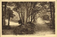 CPA Spa Promenades Vers Spaloumont Et Annette Et Lubin