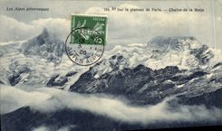 CPA Les alpes Pittoresque Sur Le Plateau De Paris Chaine De La Meije
