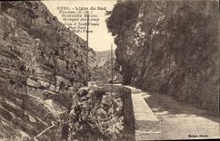 CPA Ligne Du Sud France Nouvelle Route Gorges Du Loup