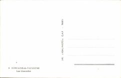 MODERN CARD Fountain Of Vaucluse Cascades