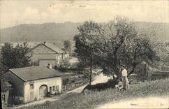 VINTAGE POSTCARD Small village
