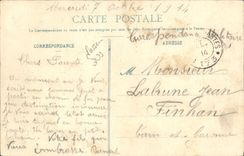 VINTAGE POSTCARD Small village