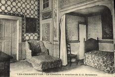 CPA Les Charmettes La Chambre A Coucher De JJ Rousseau