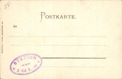 VINTAGE POSTCARD Igls Habicht