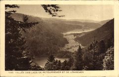 VINTAGE POSTCARD Valley Of the Lakes De Retournemer And De Longemer