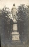 CARTE PHOTO Statue Vierge 
