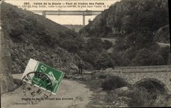 CPA Vallee De La Sioute Pont Et Viaduc Des Fades Route De Saint Priest Aux Ancizes