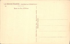 CPA La Douce France Chateau De Pierrefonds Statue Du Duc d'Orleans
