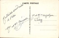 Tumba de París de la POSTAL de la VENDIMIA del soldado desconocido de Militaria