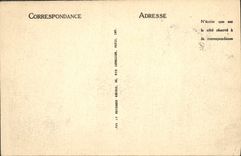 VINTAGE POSTCARD Paris the Church German St the Resident of Auxerre External Porch