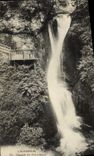 CPA L'Auvergne Cascade Du Plat A Barbe