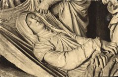 CPA Les Saints De Solesmes La Vierge En Son Linceul